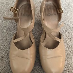 Alexis 2.5” heel beige soft sole LaDuca’s dance shoes